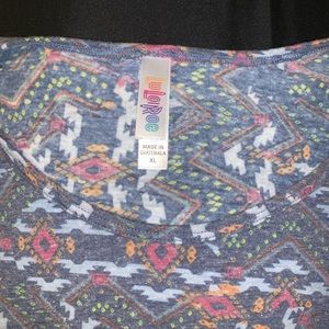LulaRoe sz XL never worn Aztec like print
